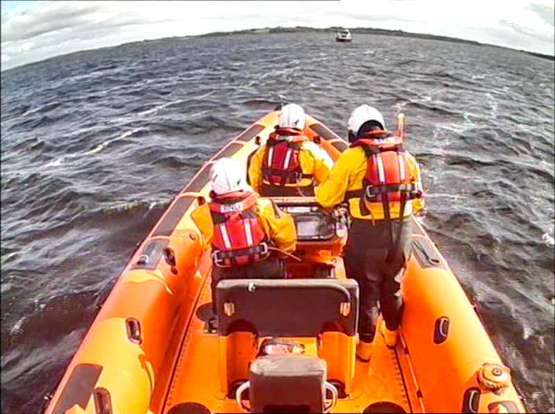 Tipperary RNLI comes to aid of 40 people on passenger vessel grounded on Lough Derg