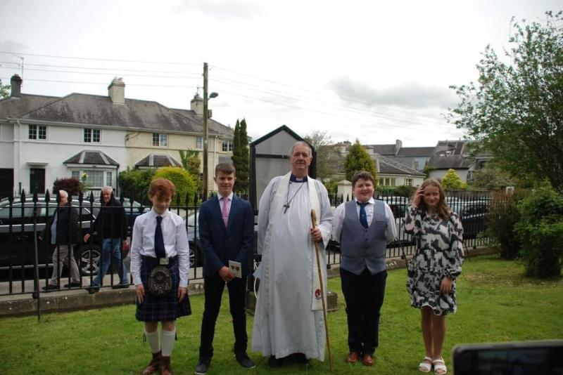 PICTURE: Congratulations to these four young people on their Confirmation Day