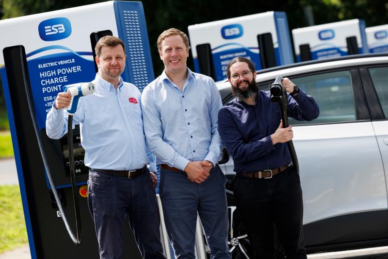 EV drivers get boost as ESB installs ultra-fast chargers at  Obama Plaza service station