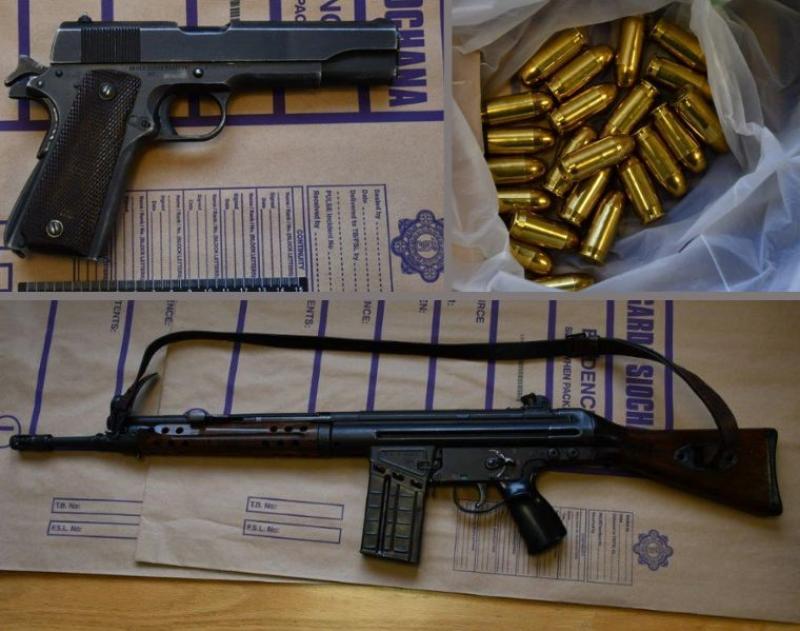 Thee men due in court following seizure of firearms and ammunition in Co. Kildare 