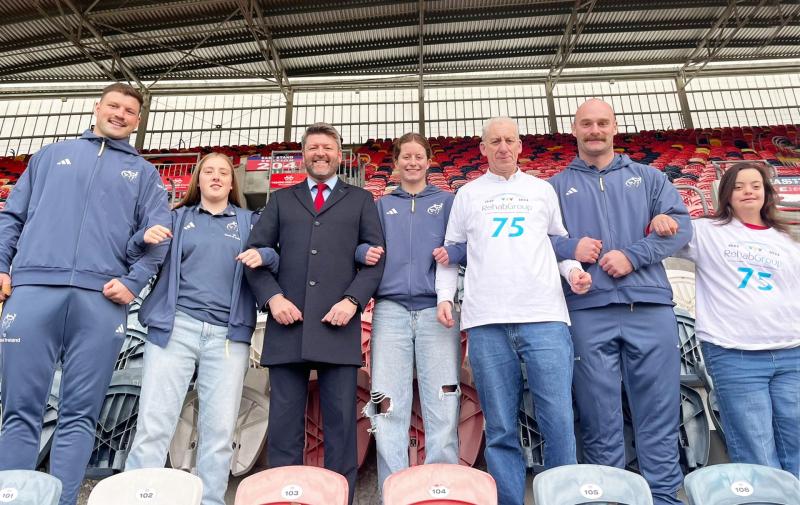 Rehab Group's celebrate 75th anniversary with a celebration alongside Munster rugby