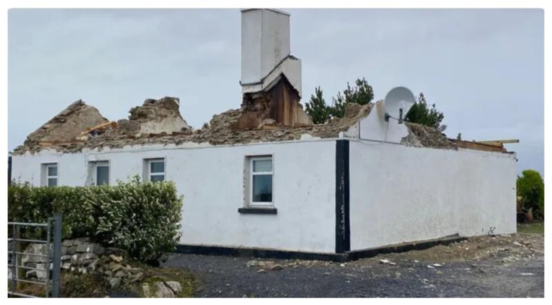 Community close to €100k target for woman whose home was destroyed by Storm Éowyn