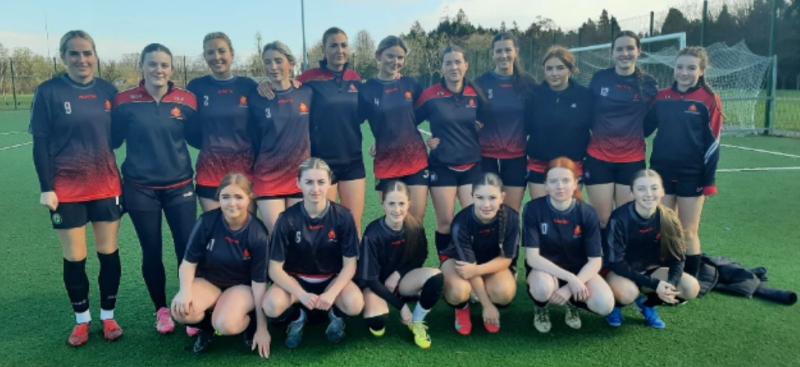 Colaiste Phobal senior soccer girls make the trek from Roscrea to Longford 