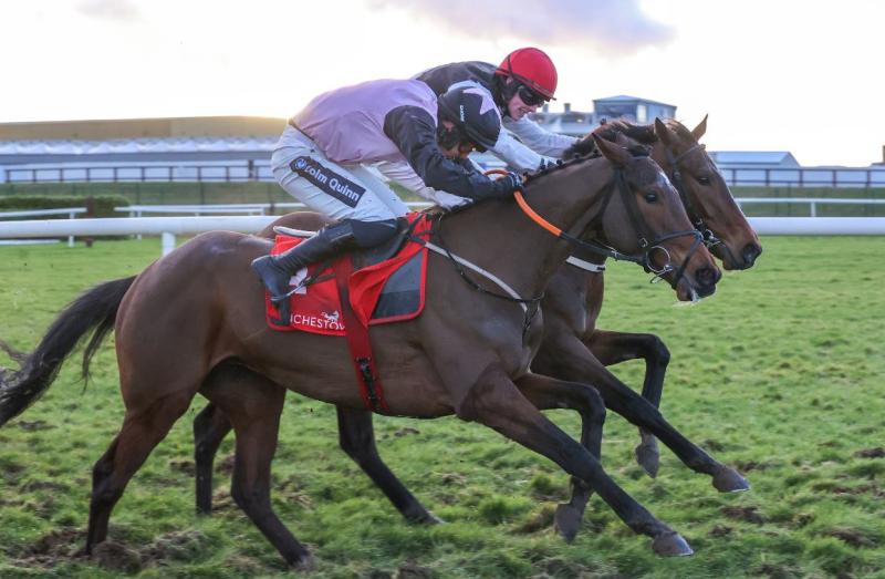 Tipperary jockey first past the post to complete tidy double for Gordon Elliot