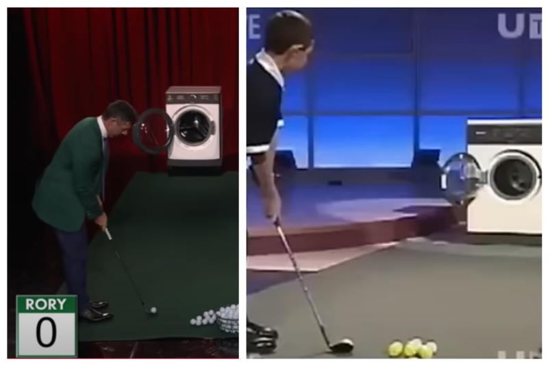 WATCH: Rory McIlroy recreates iconic washing machine chip on Jimmy Fallon 