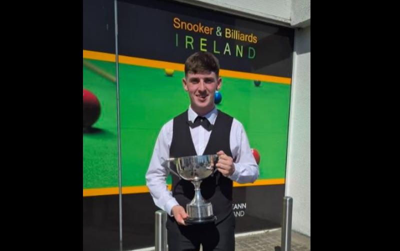 National success for Tipperary snooker player at championships in Carlow