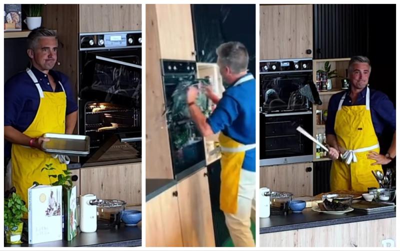 WATCH: Irish celeb chef's live demo at Bloom takes EXPLOSIVE turn in front of hundreds