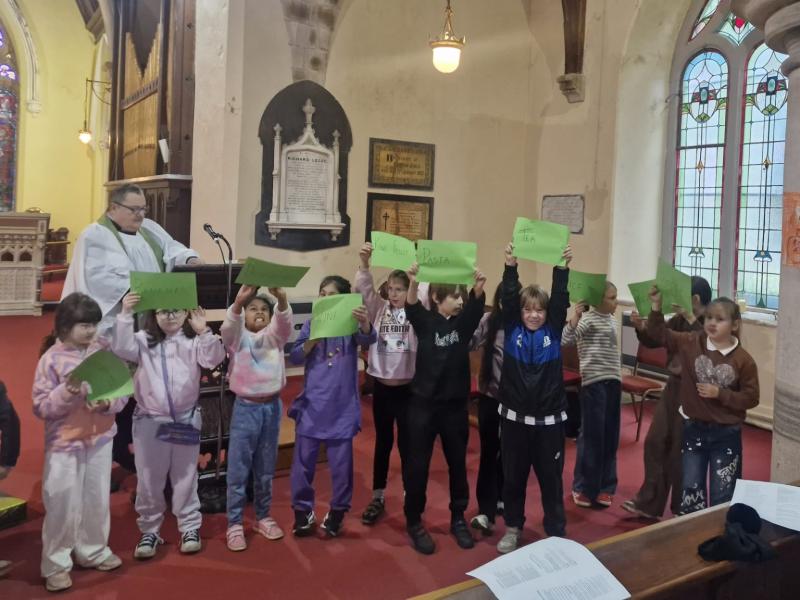Tipperary students celebrate the Harvest with a beautiful ceremony