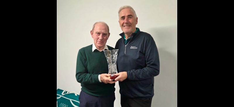 Long-serving golf official from Tipperary honoured for lifetime of service to the sport