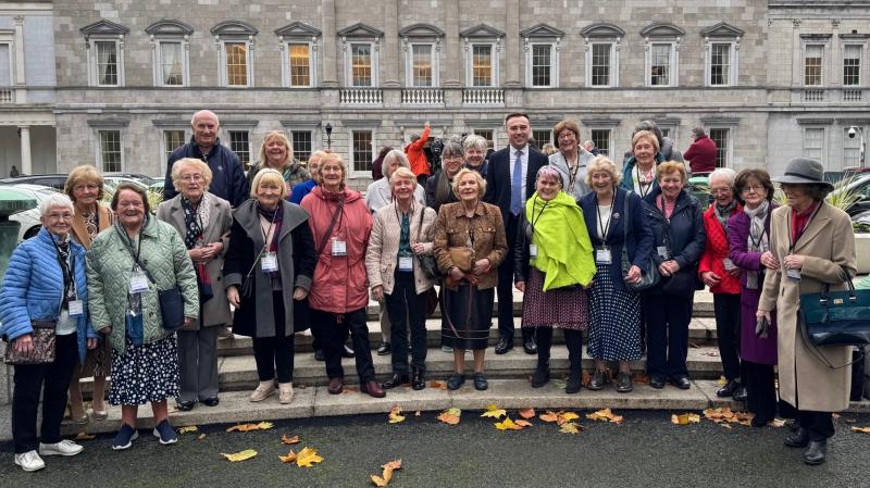PICTURE: Tipperary TD welcomes local active retirement group to Leinster House