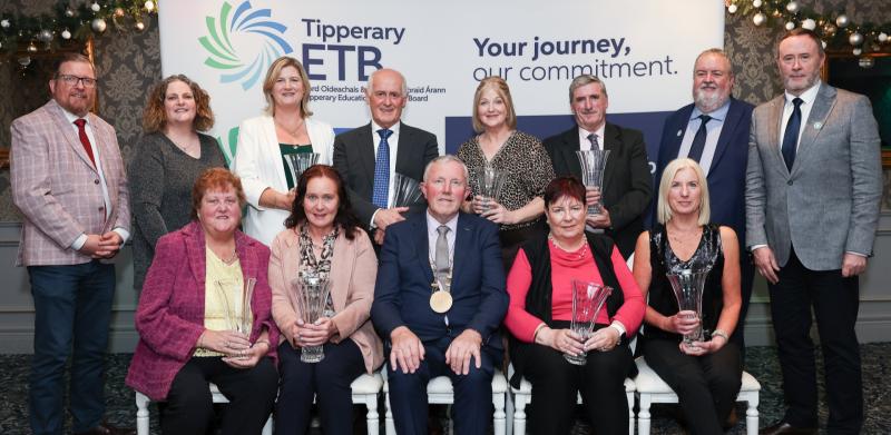PICTURE: 17 ETB staff honoured for their service to Tipperary education