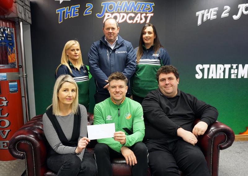 Proceeds of 2 Johnnies Mini Marathon are presented to Tipperary groups