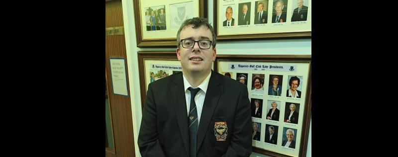 New captain of Tipperary Golf Club Daniel Connery continues family tradition
