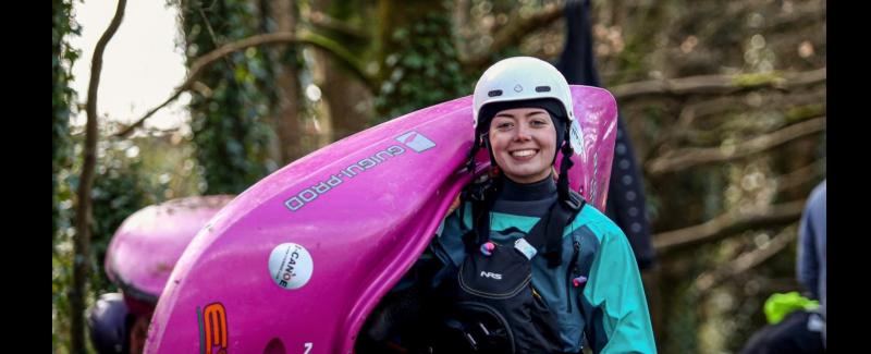 Beibhin Butler ended 2025 as Canoeing Ireland's Senior Female C1 champion