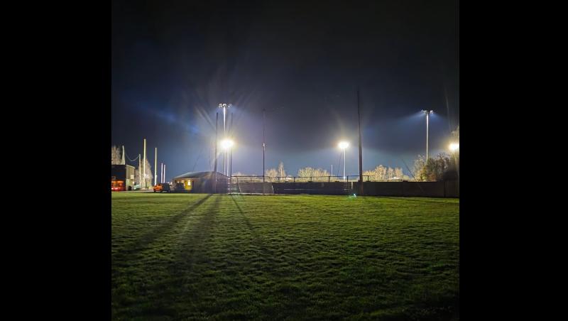 Successful Tipperary GAA club has successful testing of brand new floodlighting for back pitch