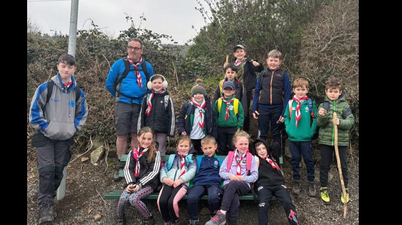 Seventh Tipperary Scout Group takes on challenging Tullanebane peak
