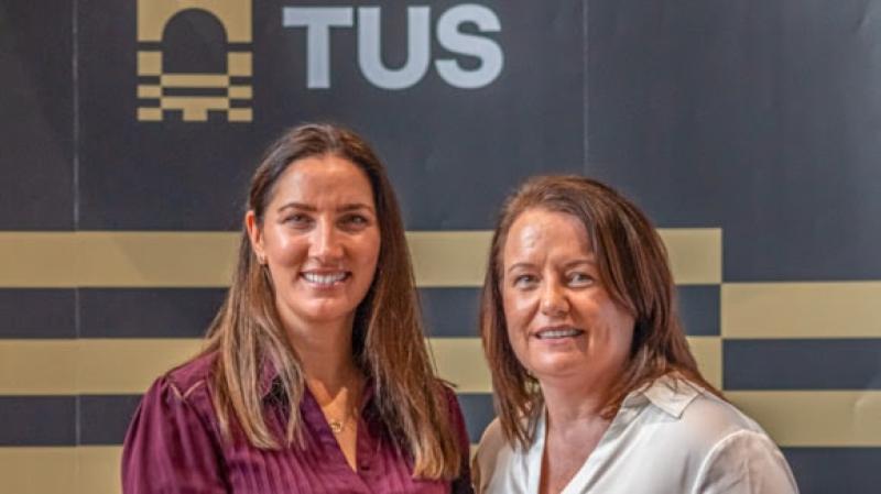 Recipient of the Best Innovation Award, Sarah Hayes, co-founder of Fastwave, with Dr Gillian Barry, Head of Innovation & Enterprise TUS.