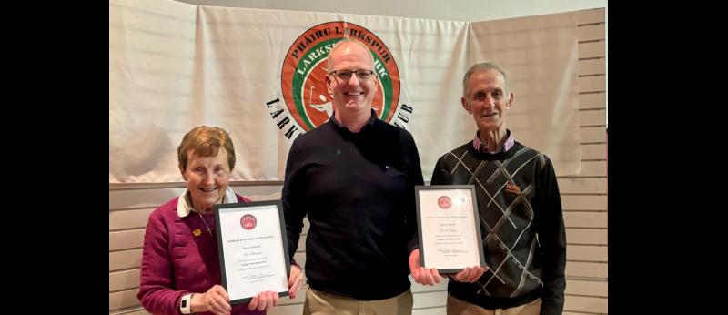 Pitch and putt stalwarts deservedly honoured at club in Tipperary 