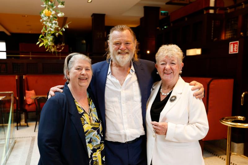 Nenagh woman meets Brendan Gleeson as she is nominated for award
