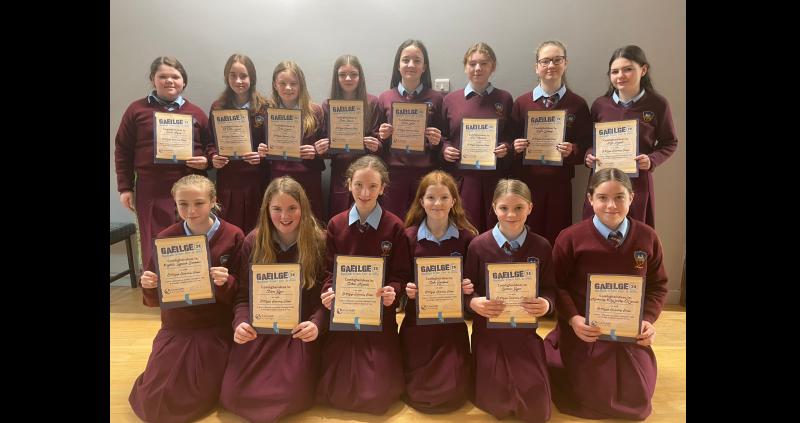 St Mary’s Newport students enjoy  Gaeilge 24 challenge