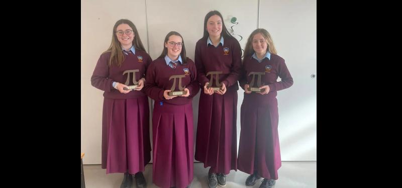 CONGRATULATIONS: St Mary’s Newport win the regional IMTA Pi Maths Competition