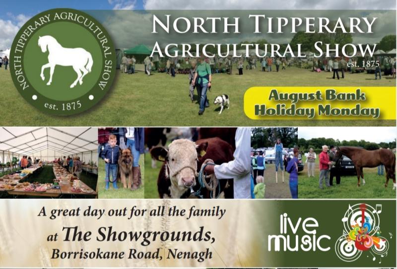 The North Tipperary Agricultural Show returns this August bank holiday Monday