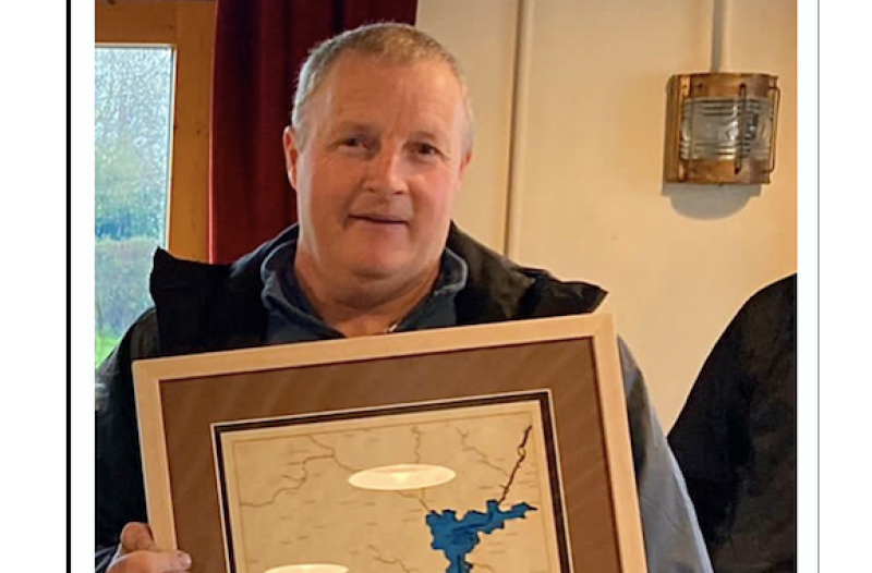 Lough Derg RNLI's Dom Sharkey hands over the helm at Dromineer lifeboat station