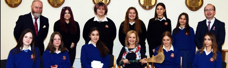 St Mary's students highlight Nenagh's links to Poland during ambassador's visit
