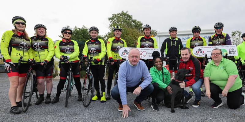 Tipperary cyclists raise funds for Dillon Quirke Foundation and Guide Dogs for the Blind