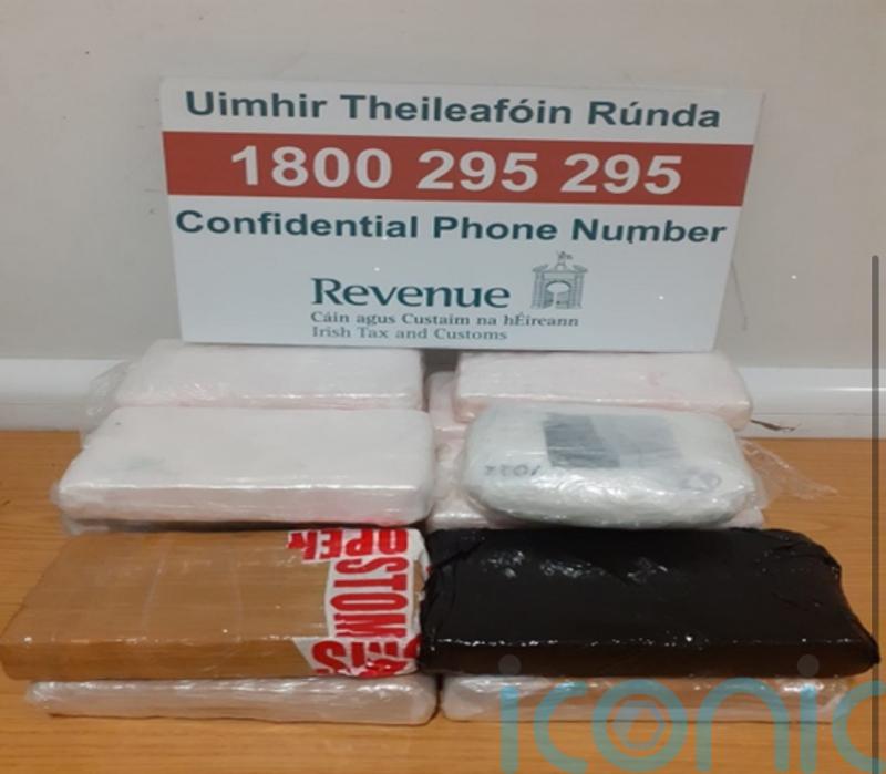 Man arrested after cocaine worth 1.12m euro seized at Dublin Airport