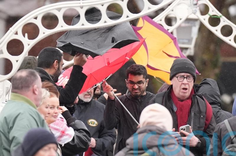 Rain warning and temperatures set to plunge as Ireland celebrates new year