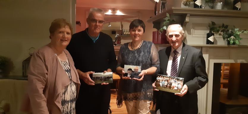 Bridget Delaney, Michael Hegarty, Moya Doohan and Donie Nealon after the presentations [Normality book launch]